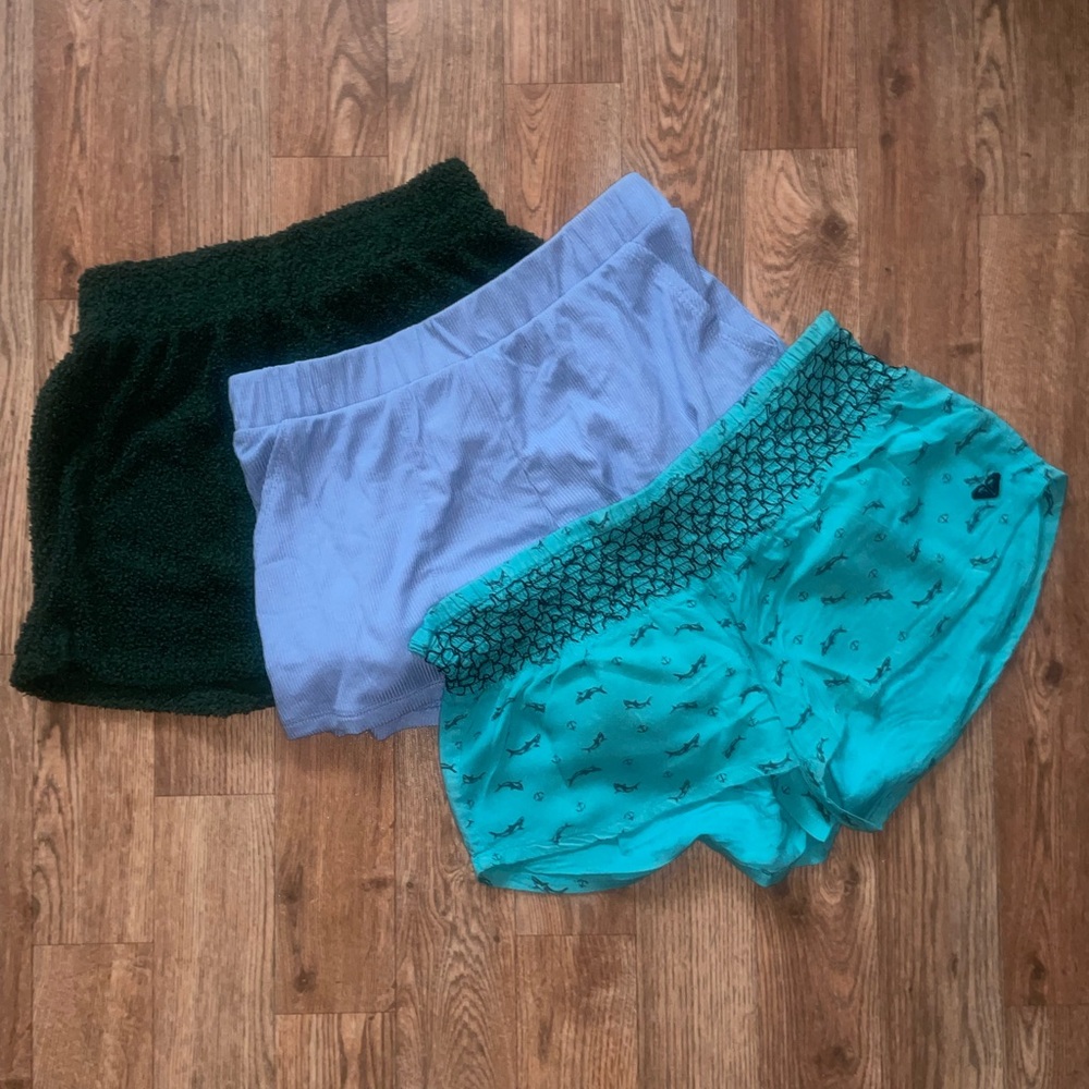 Roxy Women's Shorts Set - Blue and Teal